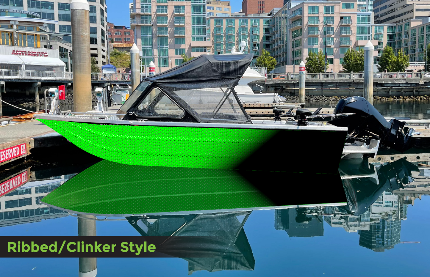 D113 Neon Green Gradient Diamond Plate