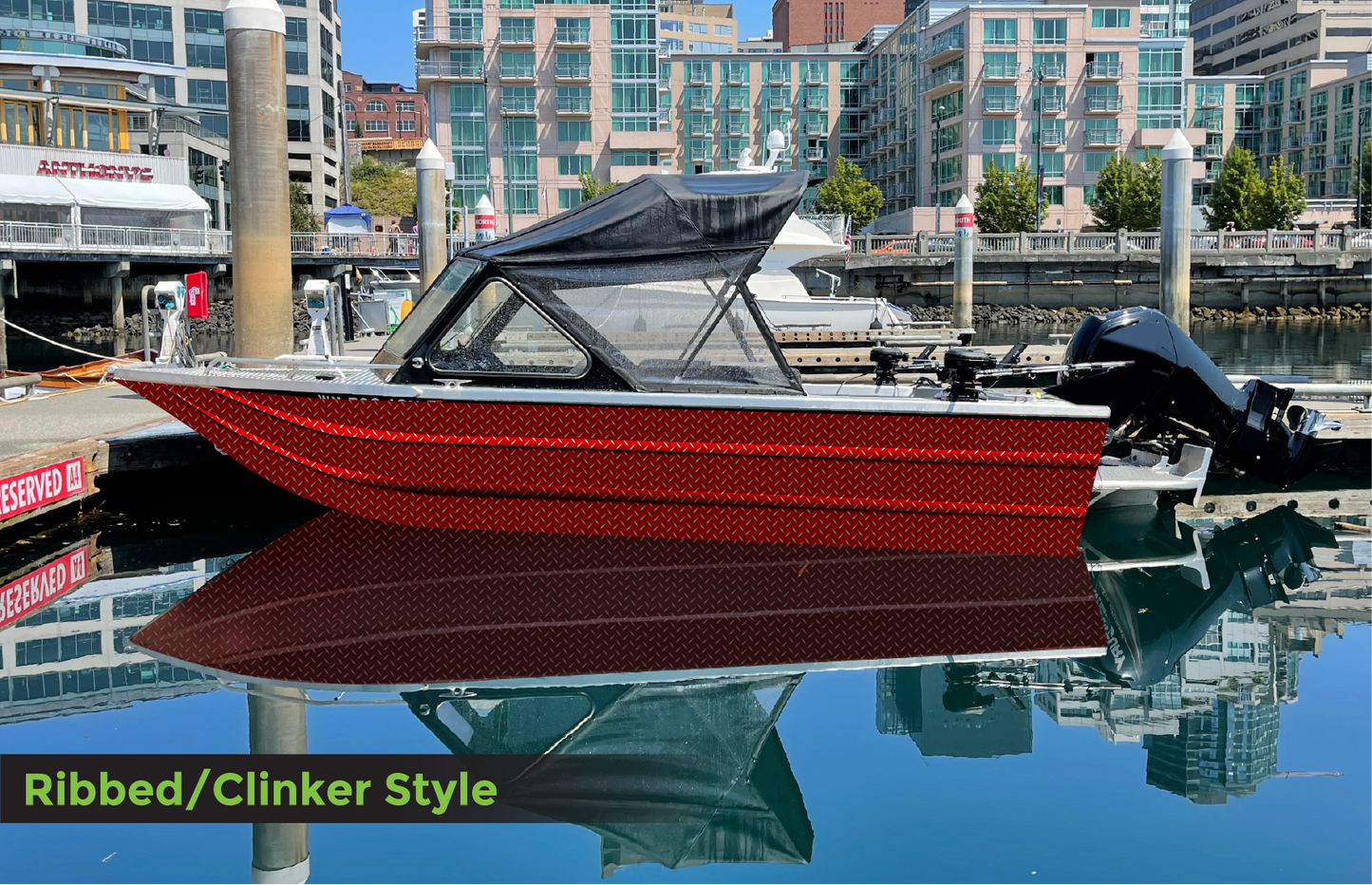 D105 Dark Red Diamond Plate