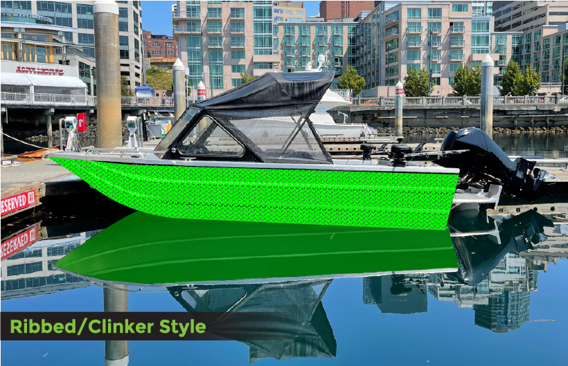 D114 Neon Green Diamond Plate