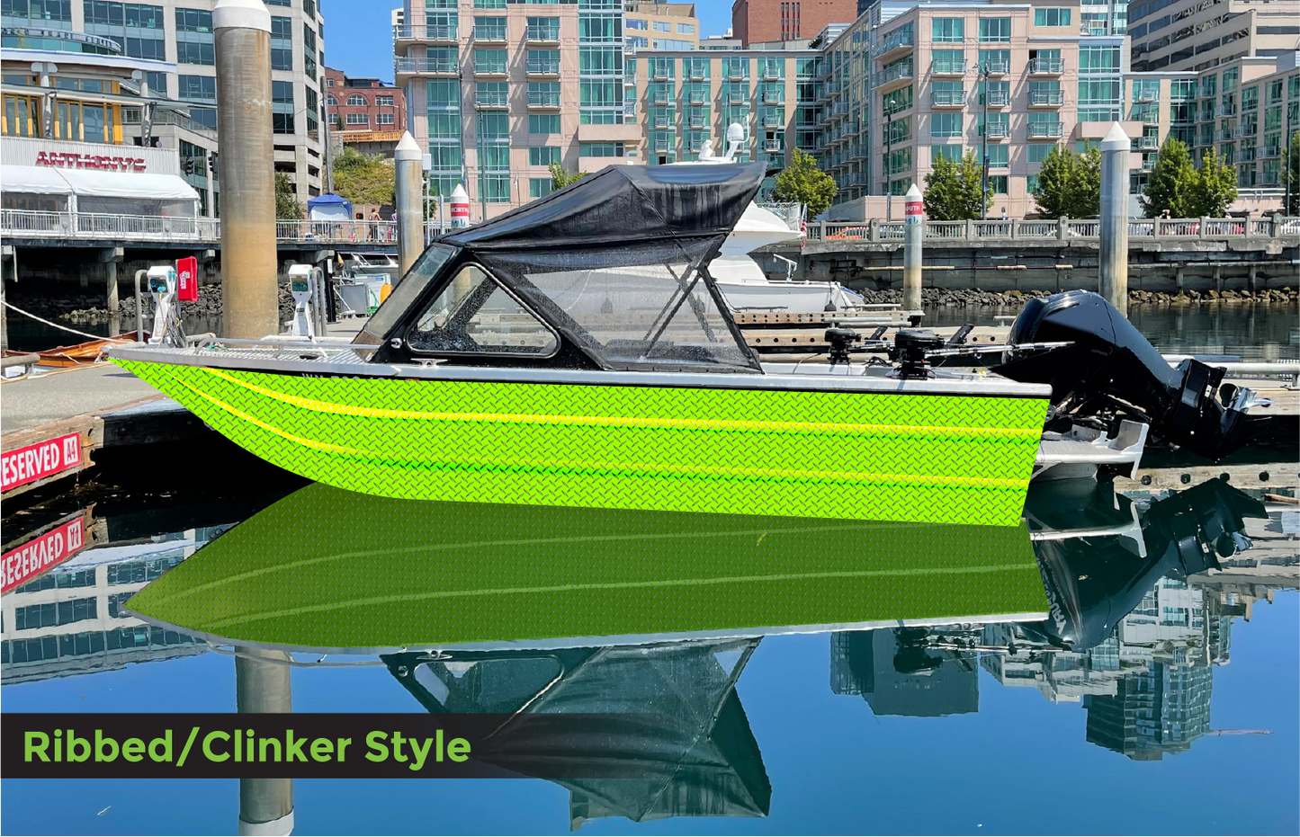 D115 Lime Diamond Plate