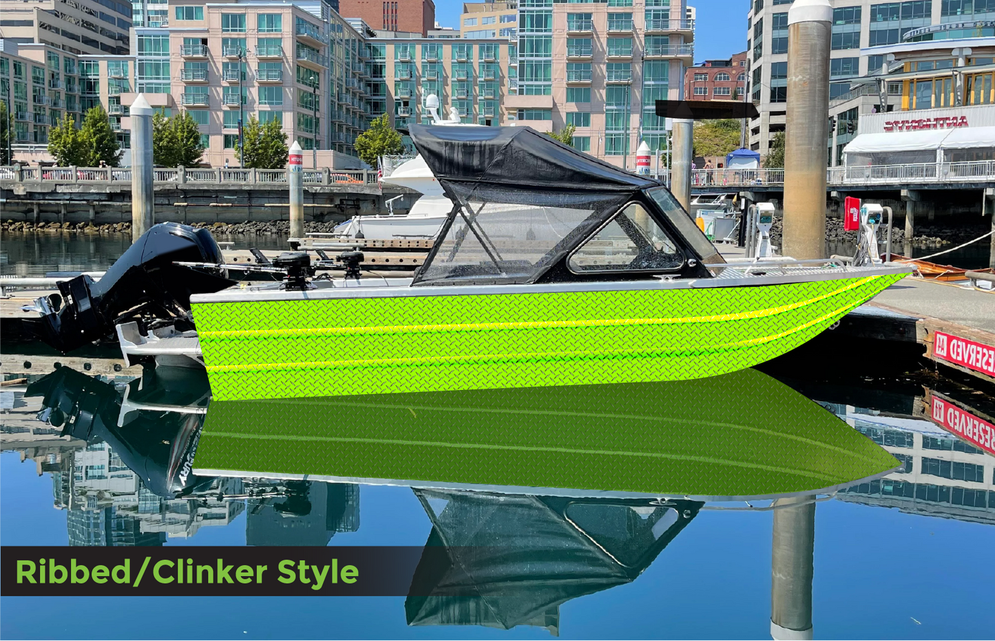 D115 Lime Diamond Plate