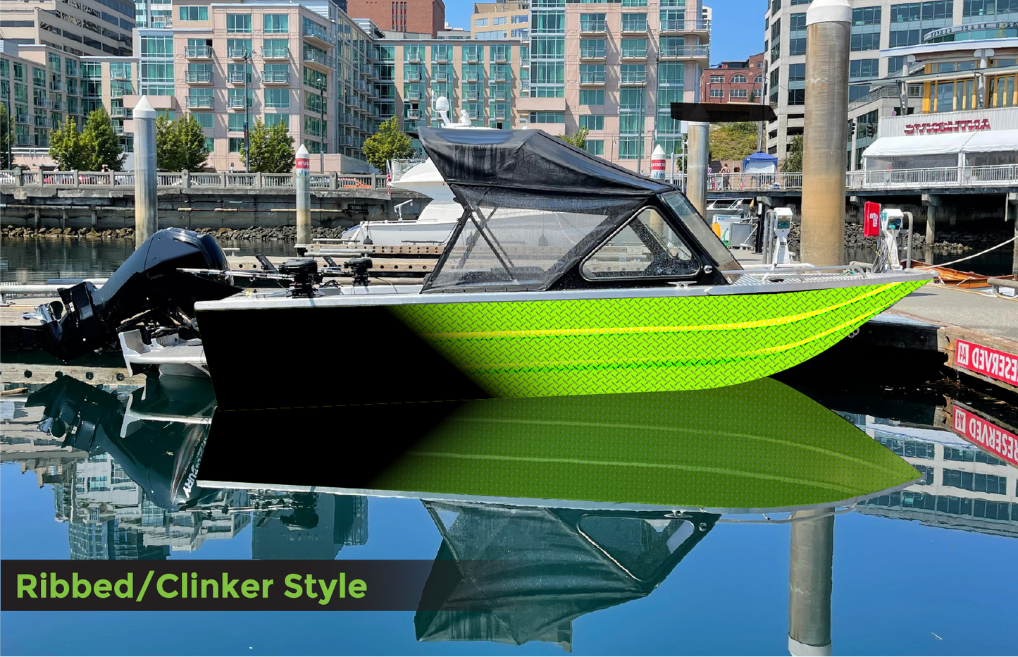 D115 Lime Gradient Diamond Plate