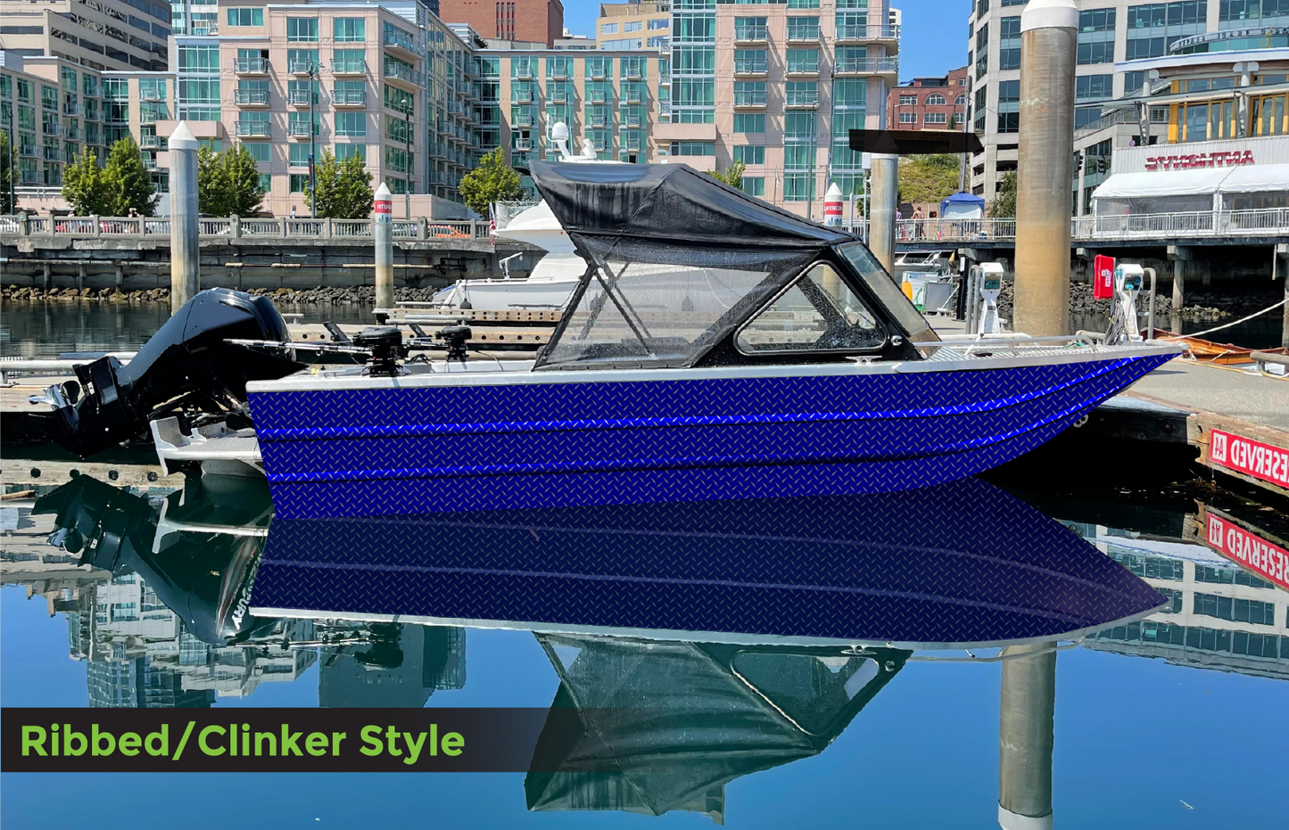 D117 Navy Blue Diamon Plate