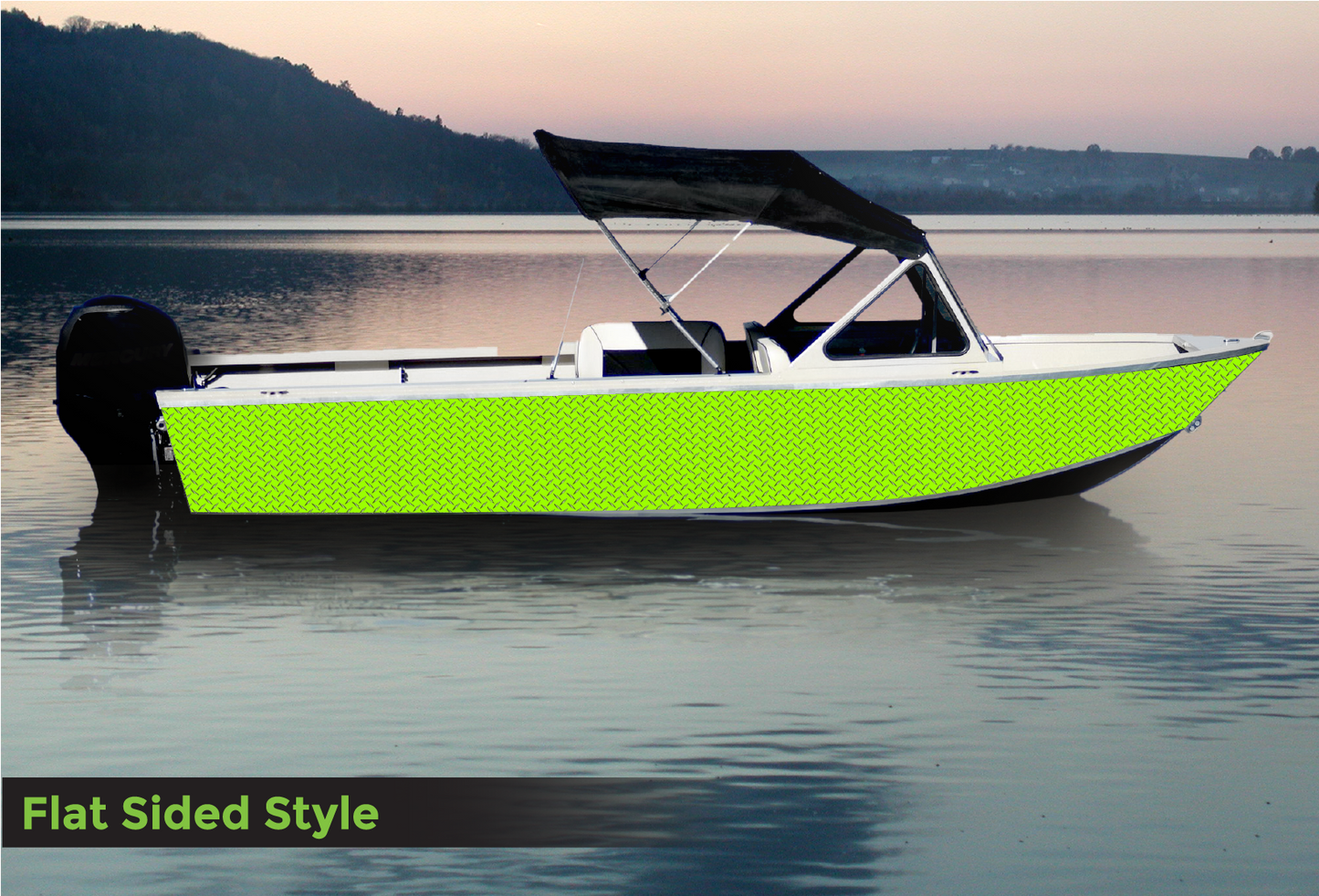 D115 Lime Diamond Plate