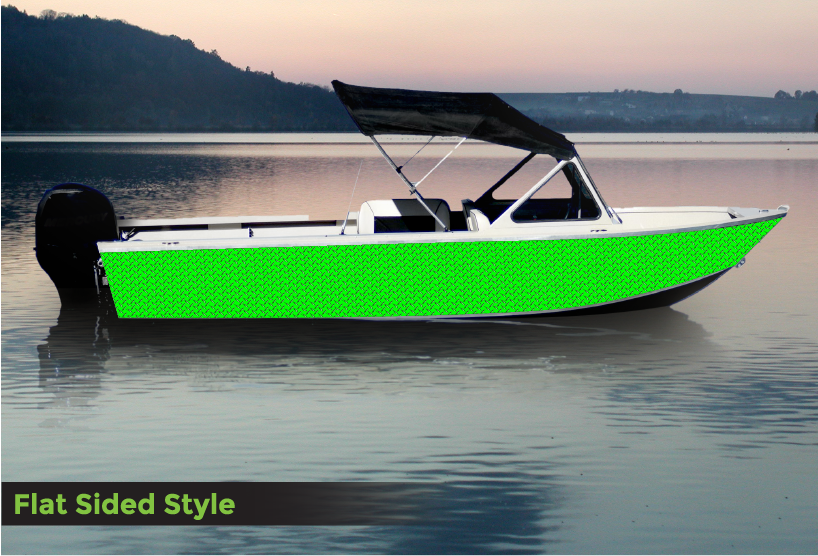 D114 Neon Green Diamond Plate