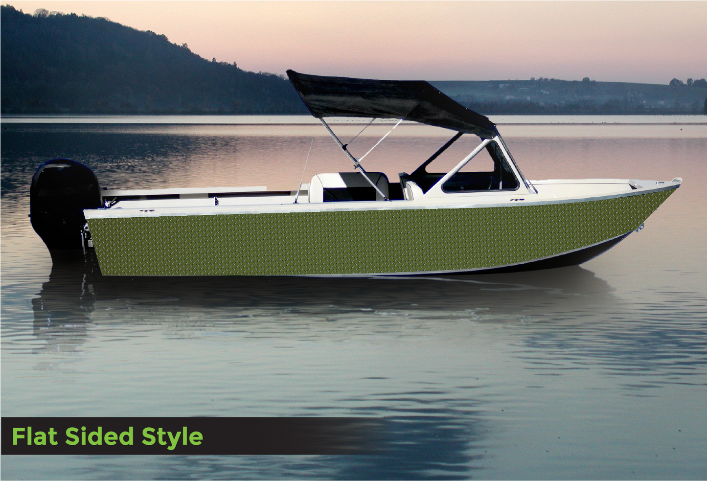 D103 Olive Green Diamond Plate