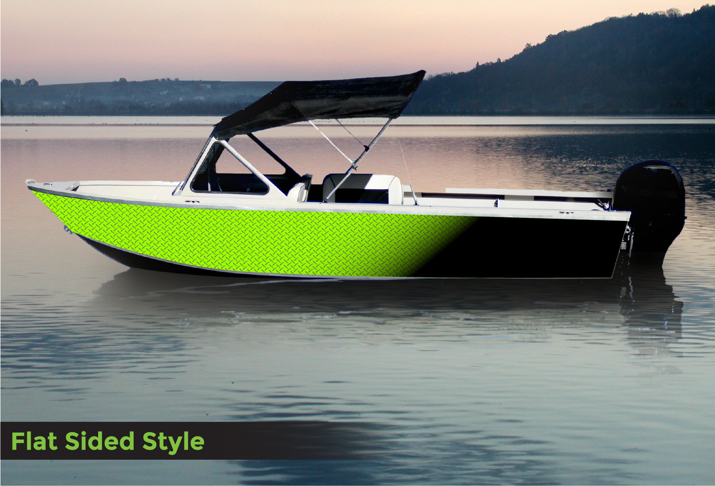 D115 Lime Gradient Diamond Plate