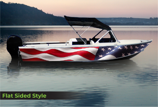 Waving American Flag P001