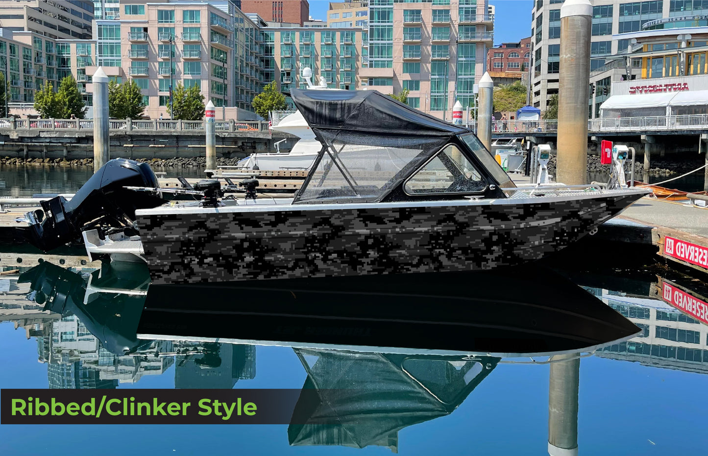 Black Dark Gray Digital Camo C104