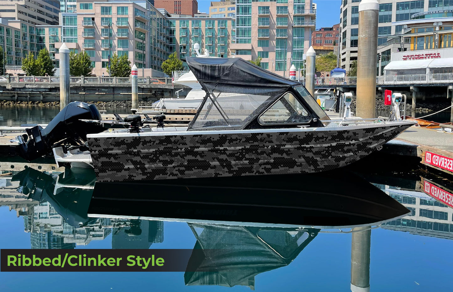Black Gray Hex Camo C101