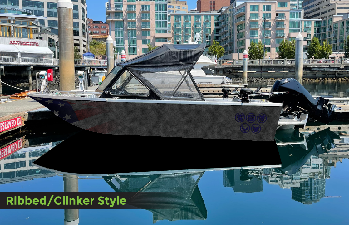 Grayscale Camo With Military + Flag P004