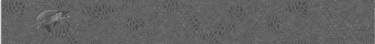Salmon Grey Hexagonal Camo C124