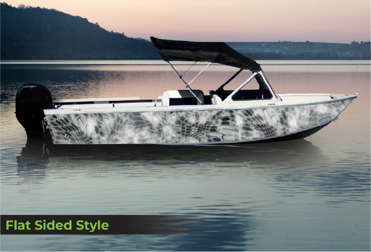 White Hexagonal Fusion Camo C102
