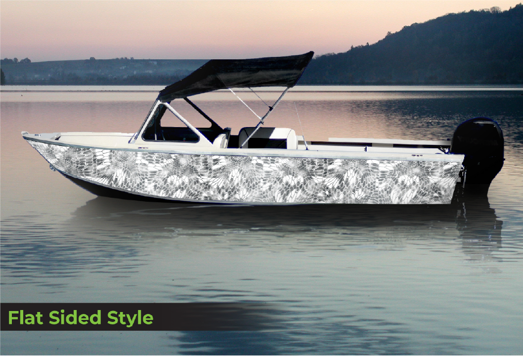 White Hexagonal Fusion Camo SMALL PATTERN C106