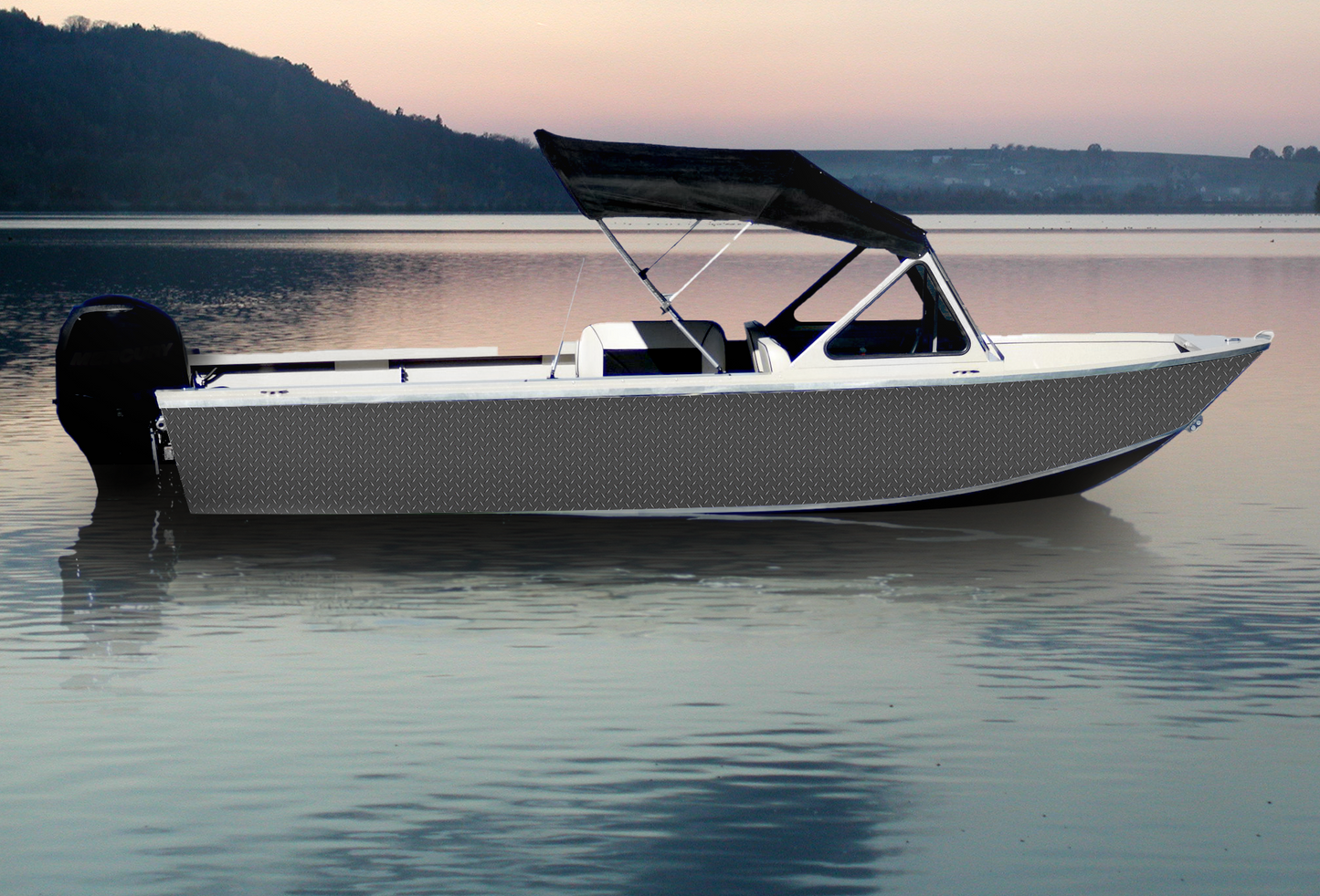 Dark Gray Diamond Plate D101