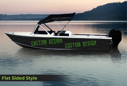 Custom Design | Aluminum Boat Wrap