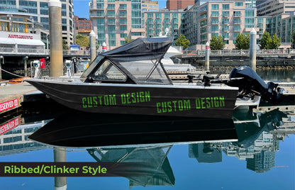 Custom Design | Aluminum Boat Wrap
